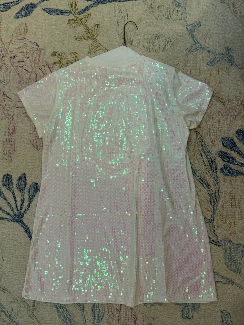 QUEEN OF SPARKLES Iridescent Sequin Tiger Dress - Picture 4 of 6